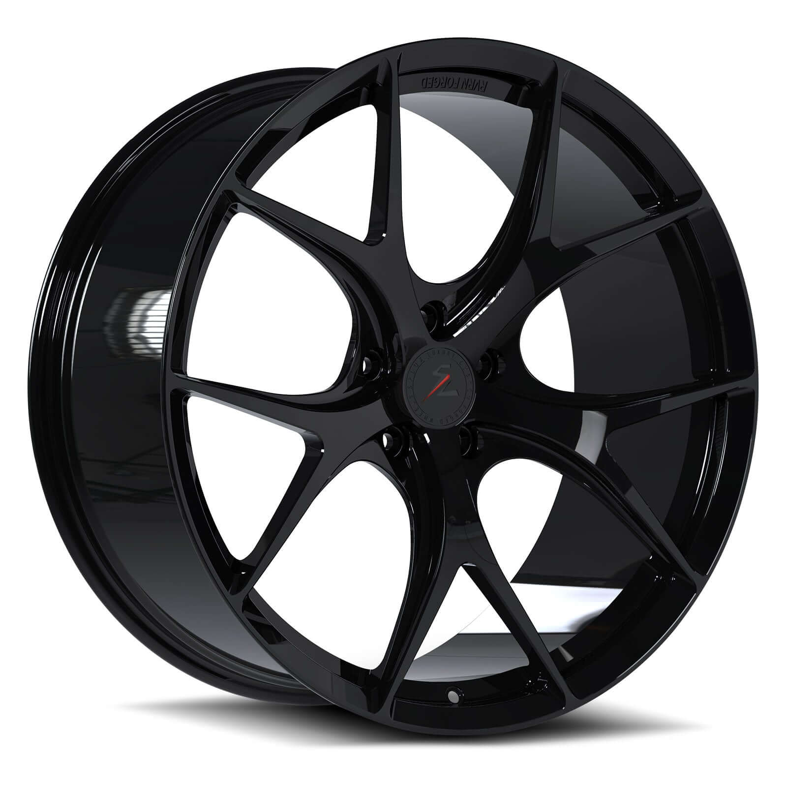 SL-01 black forged wheels for Jaguar F-Type - super lightweight rims