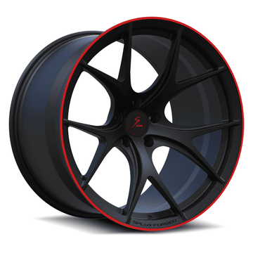 SL-01 satin black forged wheels for 1978 Oldsmobile Cutlass 442 - lightweight rims