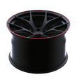 SL-01 satin black forged wheels for Corvette - super lightweight custom wheels