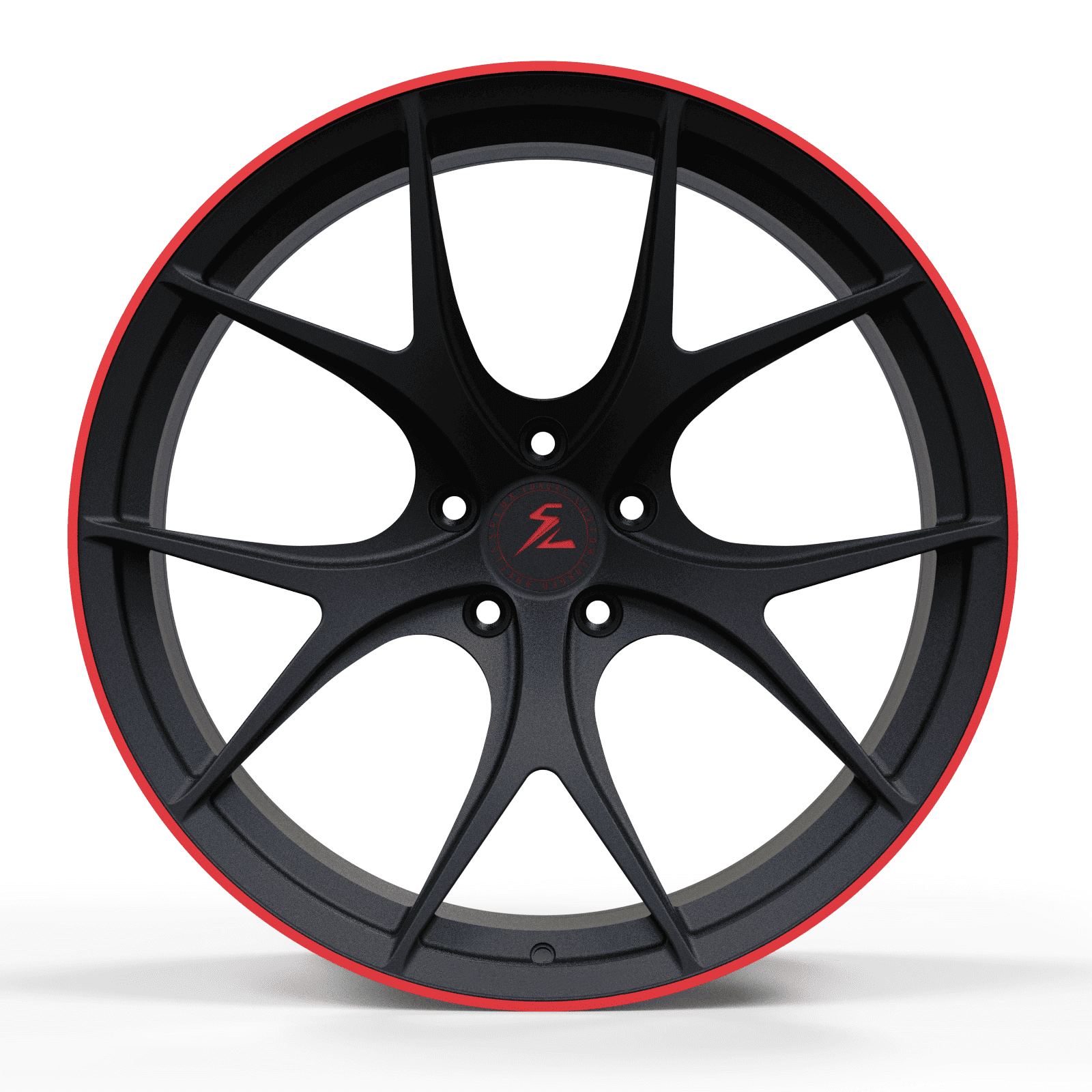 SL-01 satin black forged wheels for Corvette ZR1 - deep dish aftermarket rims