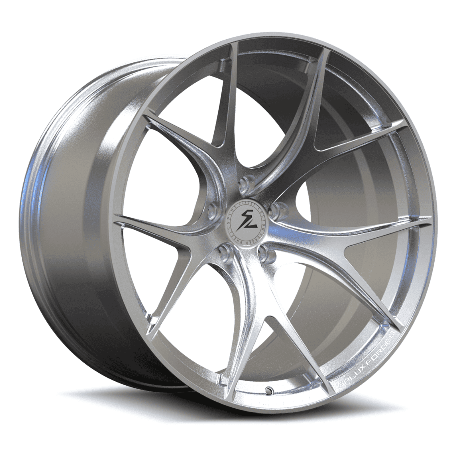 SL-01 silver forged wheels for Cadillac - super lightweight aftermarket rims