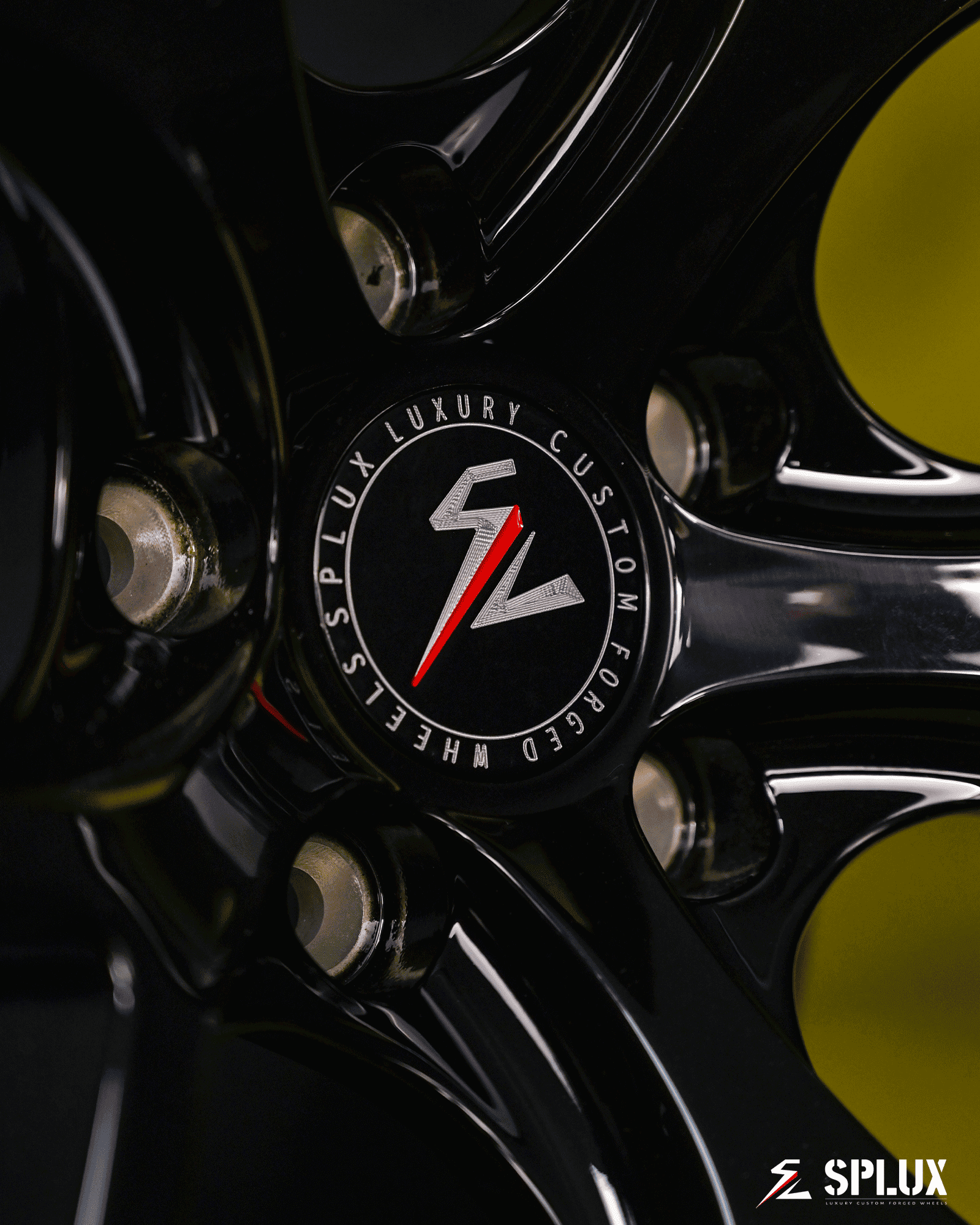SL-01 2022-2025 Corvette C8 Z06/E-Ray Accelerate Yellow Ultra Lightweight Concave 20x10 21x13