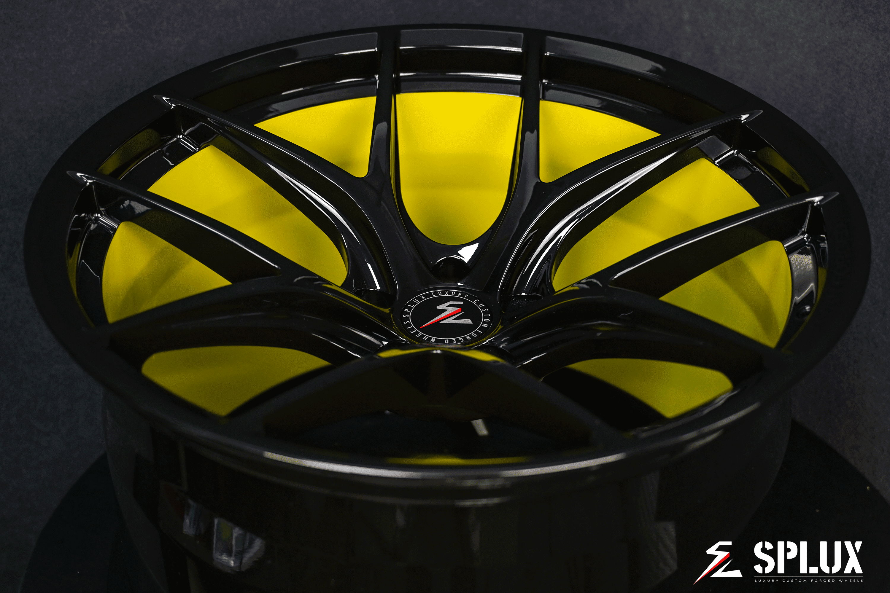 SL-01 2022-2025 Corvette C8 Z06/E-Ray Accelerate Yellow Ultra Lightweight Concave 20x10 21x13