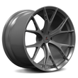 SL-03 dodge viper rims for sale, 6 lug, lightweight custom forged monoblock in gunmetal grey with a concave y spoke design.