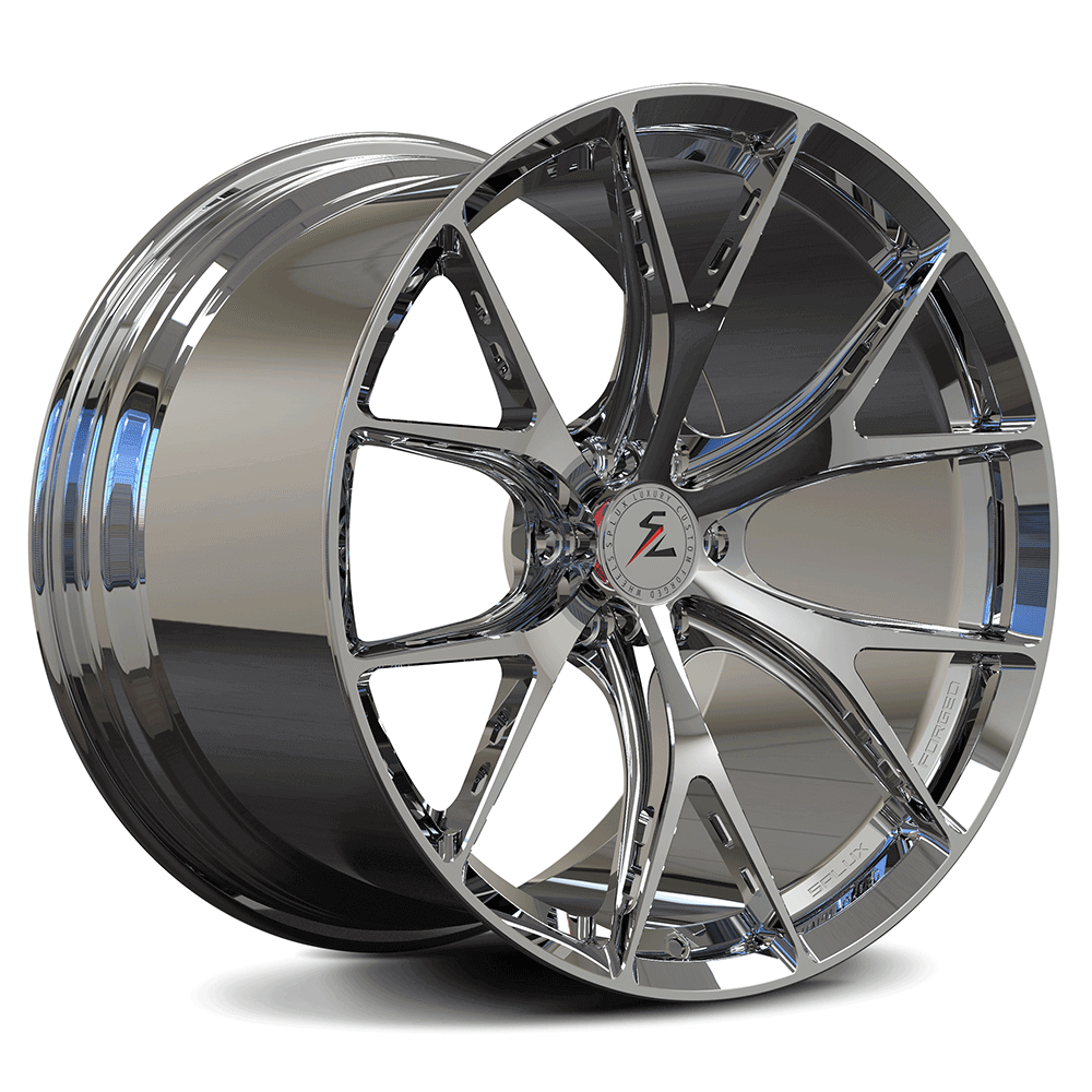 Lightweight 5x100 wheels in a chrome finish, super concave lightweight in 18 inch from Splux SL-03 wheels.