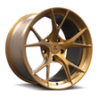 SL-03R black transparent dark gold forged wheels for BMW M5 - 1-piece