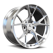 SL-03R polish black forged monoblock super lightweight rims for Mercedes-AMG CLA 45 S 4MATIC+ — face view