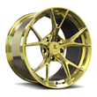 SL-03R polish gold black forged wheels - ultra lightweight