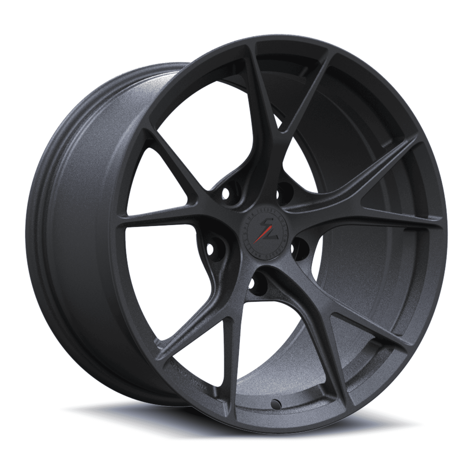 SL-03R satin dark gunmetal forged monoblock super lightweight rims for Mercedes-AMG CLA 45 S 4MATIC+ — face detail