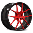 SL-04 black red forged wheels for Chevrolet Corvette C7 Grand Sport - aftermarket wheels