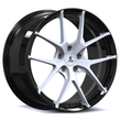 SL-04 black white forged wheels for Corvette C7 Grand Sport - custom rims