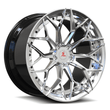 2019 elkhart lake blue corvette grand sport convertible with brushed silver and black finish wheels. ultra concave wheels from splux.