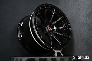 C8 aftermarket wheels with an all-black finish. Luxury concave rims for the Corvette Z06. The best choice for C8 owners.