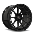 SL-C07M all black forged monoblock wheels for Porsche 911 - aftermarket rims
