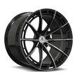 SL-C07M black polished face forged monoblock wheels for 2009 Porsche 911 Carrera Cabriolet 997.2 - aftermarket rims