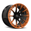 SL-C07M black sebring orange forged monoblock wheels - custom aftermarket rims
