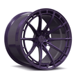 SL-C07M purple metallic forged monoblock wheels - custom aftermarket rims