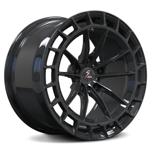 SL-C09M transparent black forged wheels for C6 Corvette - monoblock