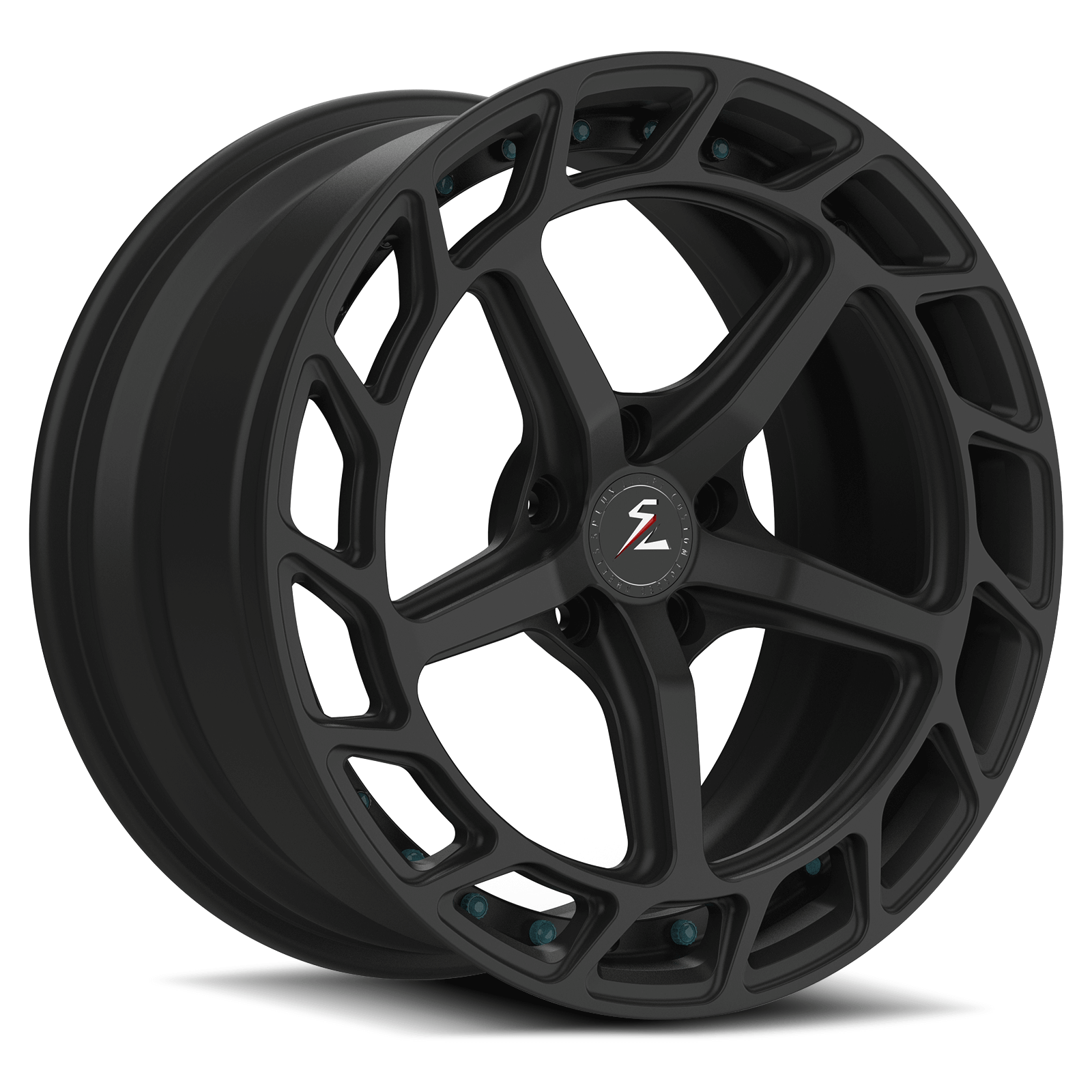 SL-C10 satin black forged wheels - custom wheels