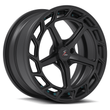 Custom chevy c10 truck rally wheels 12 wide by splux.5 spoke corvette aftermarket 18x10 truck rims with concave black forged.
