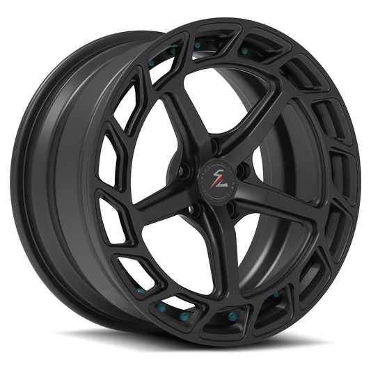 Custom chevy c10 truck rally wheels 12 wide by splux.5 spoke corvette aftermarket 18x10 truck rims with concave black forged.