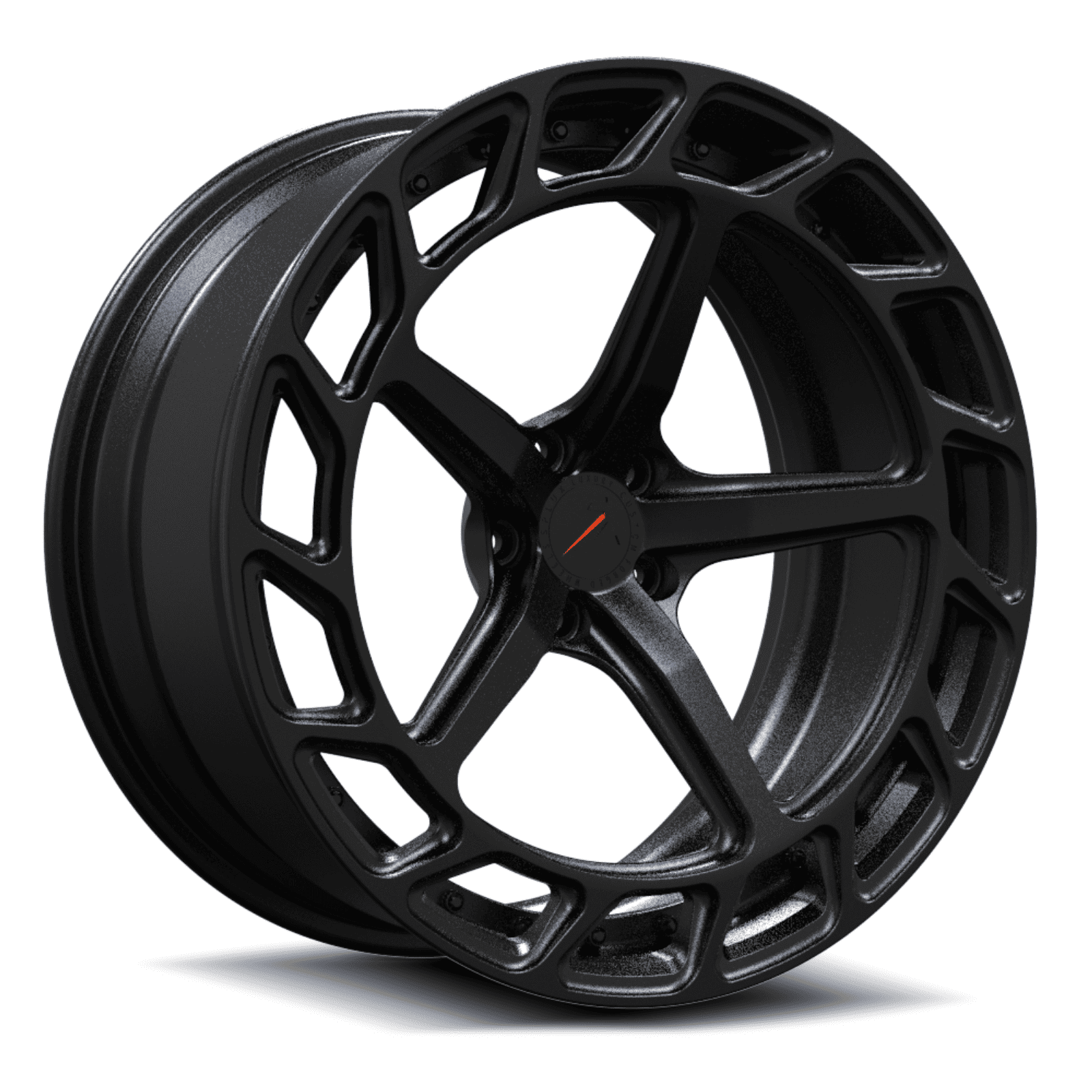 SL-C10 satin black forged wheels - custom wheels