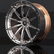 SL-C14 aggressive concave chrome wheels for Corvette - deep dish rims