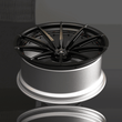 SL-C14 aggressive concave chrome wheels for Corvette - deep concave rims