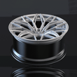 Wheels for Tesla Model 3, 22" gray or black aggressive custom forged concave rims, Tesla aftermarket wheels.