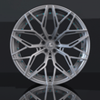 Tesla Model 3 custom wheels, 19 inch gray or black aggressive custom forged concave rims, Tesla aftermarket rims.