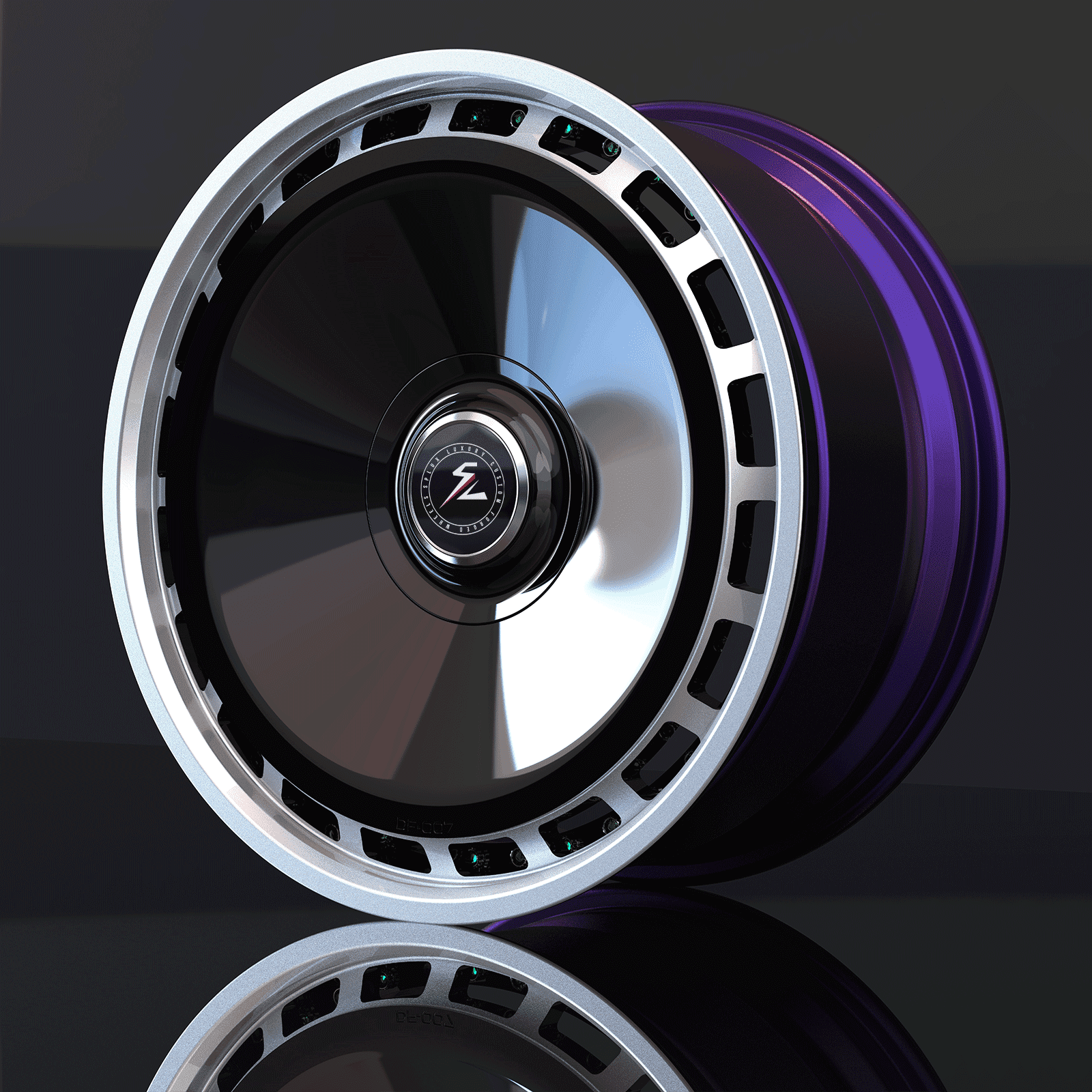 SL-C18 custom performance concave forged 2-piece full face rims - alloys
