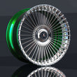 22" polished silver rims for 2019 Cadillac Escalade, custom forged 2-piece, concave wheels 5x112.