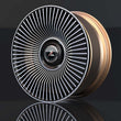 SL-C25 black gold polished aluminum forged wheels - luxury 2-piece aftermarket rims