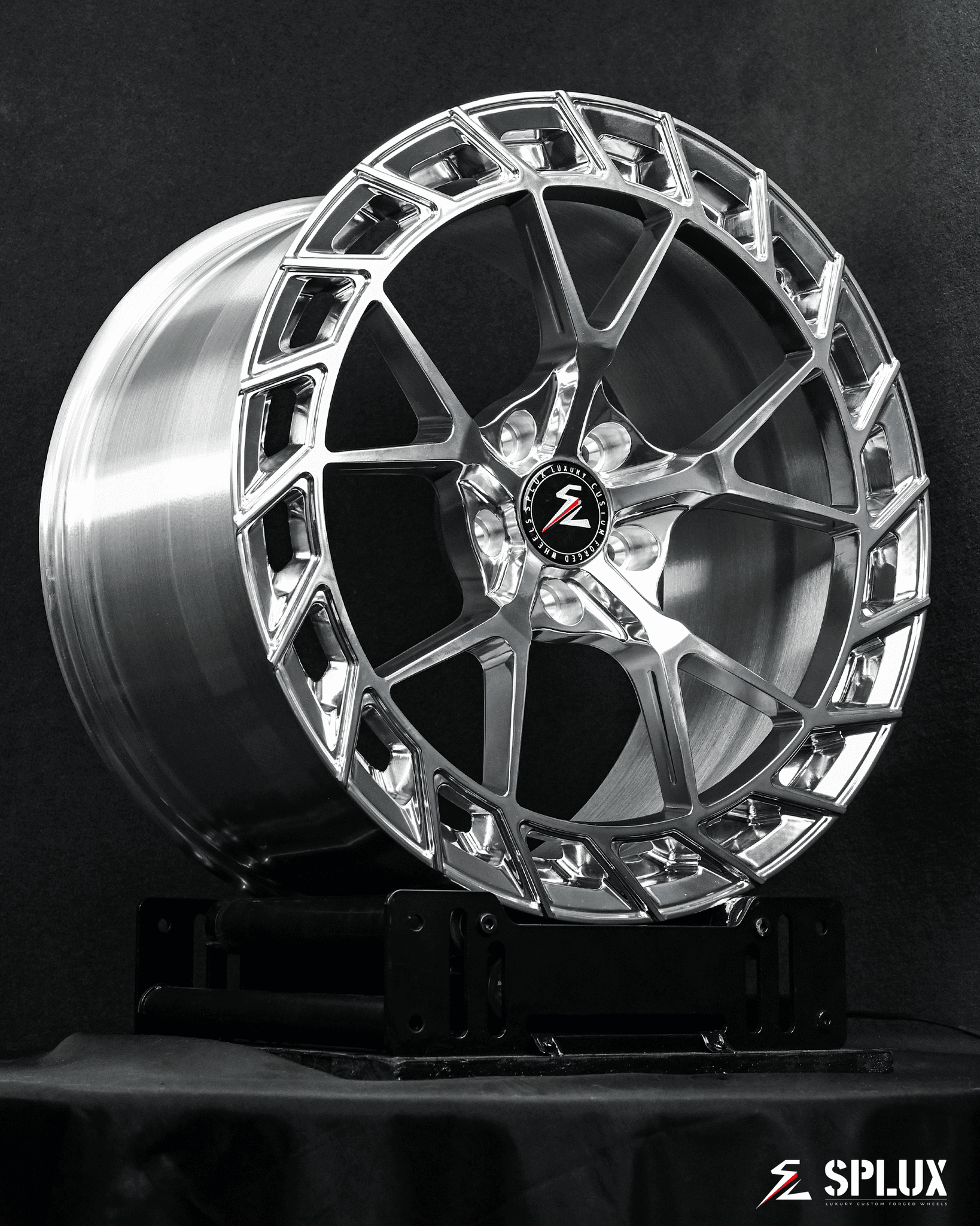 Splux SL-C39 19-inch and 20-inch 1-piece C8 aftermarket wheels, designed for the 2023 Stingray. Enhance your ride with style.
