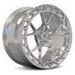 SL-C39 brushed aluminum concave forged wheels - lightweight monoblock alloys