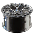 SL-C39 chrome concave forged wheels for the Corvette - deep concave custom wheels