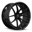 SL-C41 black forged wheels for Corvette C6 - deep dish aftermarket rims
