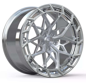SL-C42 Brushed Silver forged wheels for 1999 Pontiac Firebird Trans Am - monoblock rims