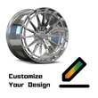 SL-C43 chrome deep concave forged wheels for Stingray - luxury aftermarket rims