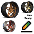 SD-24 your design forged wheels for the 911 Cabriolet - deep dish 5-spoke aftermarket alloys