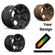 Custom designed SC-17M forged wheels for Fiat 595 Abarth - aftermarket rims