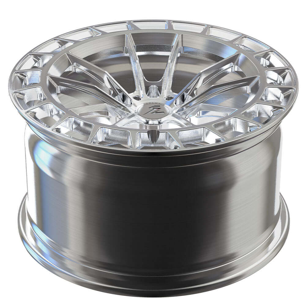 SL-C09M brushed aluminum forged wheels for Corvette Grand Sport - alloys