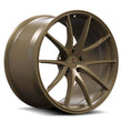 The best aftermarket wheel for the C7 Grand Sport Corvette, featuring a uniform 10-spoke design in bronze—elegant and bold.
