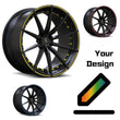 SL-C14 luxury custom forged wheels for Corvette - concave aftermarket rims