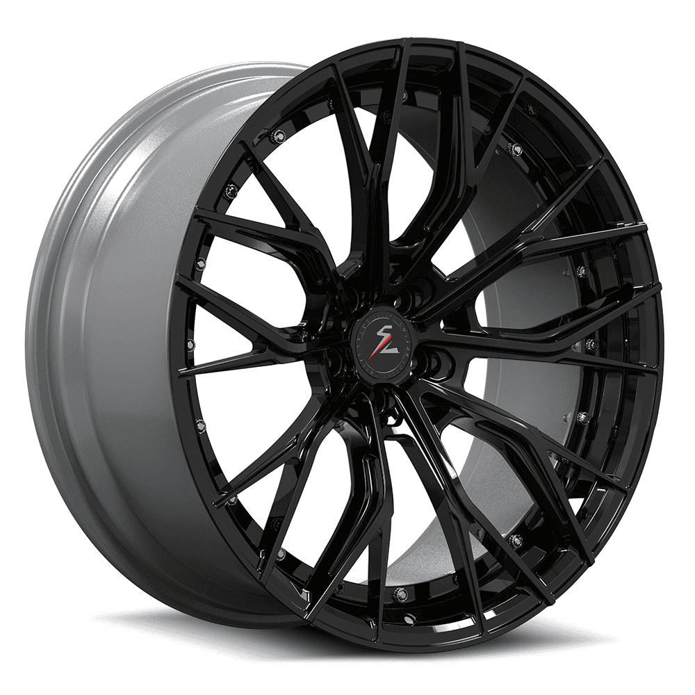 SL-C40 black gray concave forged wheels for the Widebody - custom luxury alloys