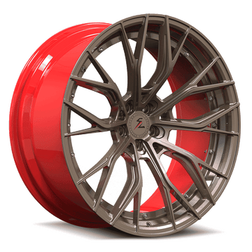 SL-C40 bronze red concave forged wheels for 2023 Dodge Charger Widebody Scat Pack - custom aftermarket rims