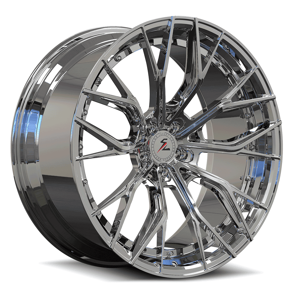 SL-C40 chrome concave forged wheels for the Dodge - 2-piece custom wheels