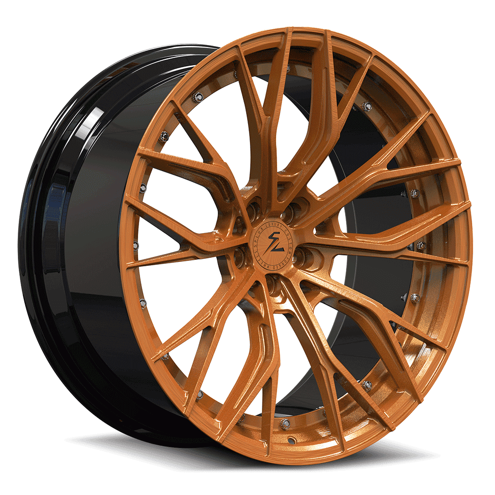 SL-C40 red bronze black concave forged wheels - custom 2-piece rims