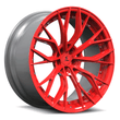 SL-C40 red gray concave forged wheels - luxury aftermarket wheels