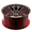 SL-C40 red concave forged wheels for the Charger - deep concave custom wheels